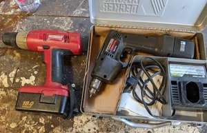 lot 86 image: (2) Power Drills Craftsman and Black & Decker