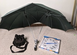 lot 361 image: TandemDouble Umbrella, Kodak Binoculars & Dial Thermometer