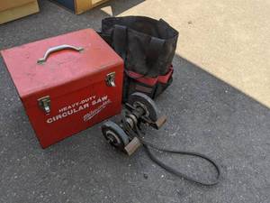 lot 170 image: Tool Box  Tool Tote  Grinder