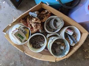 lot 174 image: Box of Nails and Screws