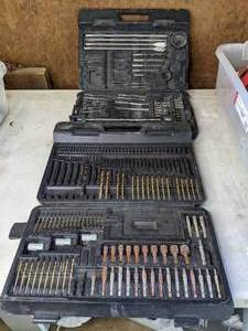 lot 63 image: Assorted Drill Bits with Cases