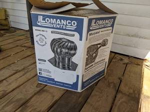 lot 464 image: Lomanco VentsWhirlybird 12 Turbine Vent