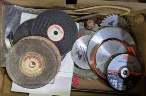lot 386 image: Grinding Discs and Saw Blades