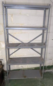 lot 477 image: Large Metal Shelf