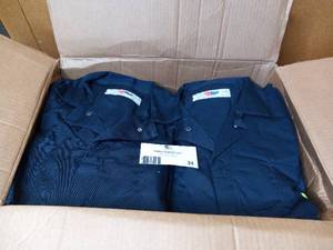 lot 34 image: New In Box 12 Reflective Long Sleeve Coveralls Size 50RG