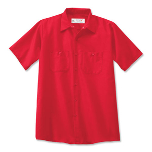 lot 4 image: New In Box 16 Red G&K Button Up Short Sleeve Shirts Size 2XL RG