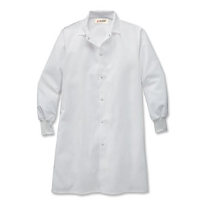 lot 30 image: Open Box 17 White G&K Lab Coat Size M All New in Box