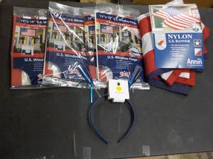 lot 11 image: Flags and Headband...