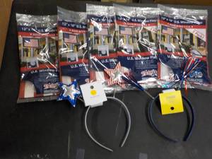 lot 12 image: Flags and Headband...