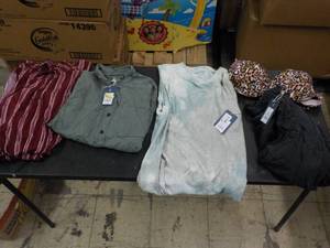 lot 56 image: New Clothing size Womens Large...
