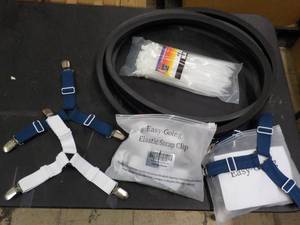 lot 97 image: Sturdy Drive Belt, Zip Ties and Eas...
