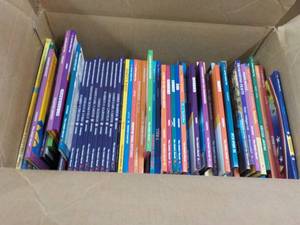 lot 100 image: Box of Hard Cover Books...