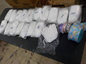lot 108 image: 14 Wide Elastic Bands and Ribbon...