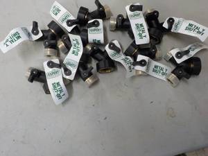 lot 127 image: 10 Metal Y Shut Off...