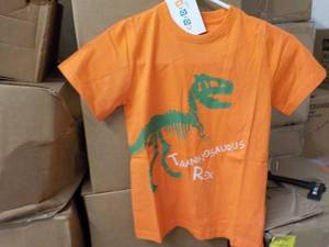 lot 151 image: 10 Pair size 7 Tyrannosaurus Orange...