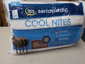 lot 212 image: Serta Cool Nites 20 x 28 Pillows...