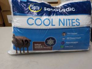 lot 214 image: Serta Cool Nites 20 x 28 Pillows...