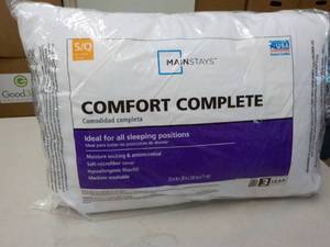 lot 217 image: Mainstays Comfort Complete Pillow S...