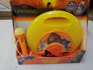 lot 225 image: Lion King Sing Along Boombox...