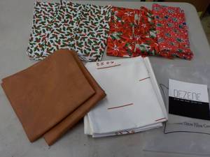 lot 251 image: Material and Pillow cases...