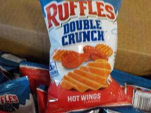 lot 269 image: case of Ruffles Double Crunch Hot W...