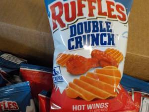 lot 270 image: case of Ruffles Double Crunch Hot W...