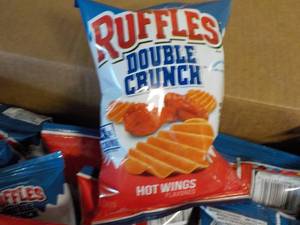 lot 271 image: case of Ruffles Double Crunch Hot W...