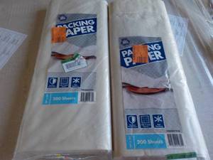 lot 285 image: 2 - 200 Sheet Pkgs Packing Paper...