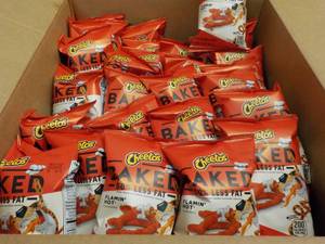 lot 335 image: 3 Cases Cheetos Baked Flamin Hot Sn...