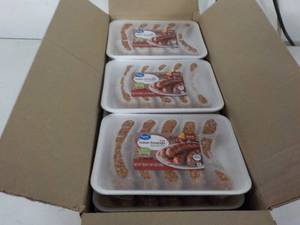 lot 358 image: Case of 12 Frozen Hot Italian Sausa...