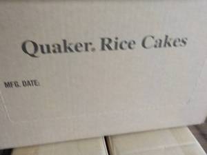 lot 377 image: 4 Cases Quaker Rice Cakes...