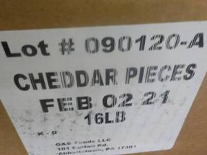 lot 387 image: 16 lb Box Cheddar Pretzels...