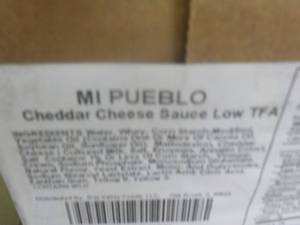 lot 390 image: 2 Bags Mi pueblo Cheddar Cheese Sau...
