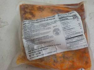 lot 395 image: 4 lb Pkg Frozen Fully Cooked Rotiss...