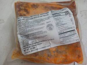 lot 396 image: 4 lb Pkg Frozen Fully Cooked Rotiss...