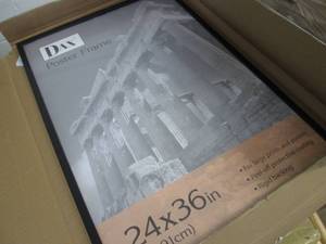 lot 89 image: 2 Dax 24x36 inch Poster Frame- sl d...