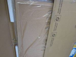 lot 96 image: 24x36 inch Cork Board, Poster Frame...