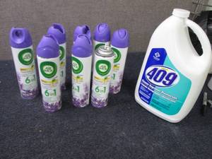 lot 106 image: 1 Gallon 409, Airwick 6in1 Spray- c...