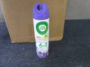 lot 108 image: Box of Air Wick 6 in 1 Spray with c...