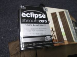 lot 112 image: Eclipse 37x84 inch Blackout Panel P...