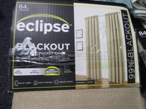 lot 142 image: Eclipse 42x84 inch Blackout Panel P...