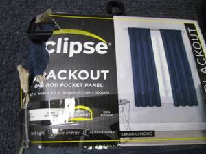 lot 145 image: 2 Eclipse 42x63 inch Blackout Panel...