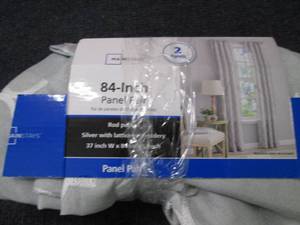 lot 149 image: Mainstays 37x84 inch Panel Pair...