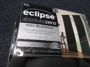 lot 152 image: Eclipse 37x84 inch Blackout Panel P...