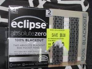 lot 157 image: 4- 37x84 inch Eclipse Blackout Pane...