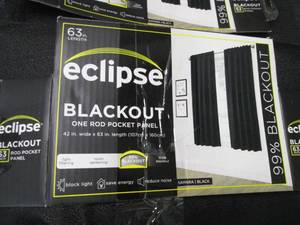 lot 167 image: 2 Eclipse 42x63 inch Blackout Panel...