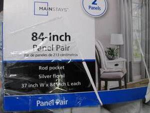 lot 174 image: Mainstays 37x84 inch Panel Pair...
