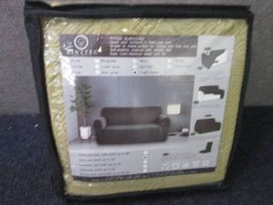 lot 178 image: Light Brown Sofa Slipcover...