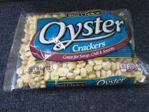 lot 205 image: Case of 12- 9 oz Bags Oyster Cracke...