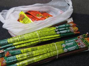 lot 217 image: Slim Jim Monster Size Tabasco Seaso...